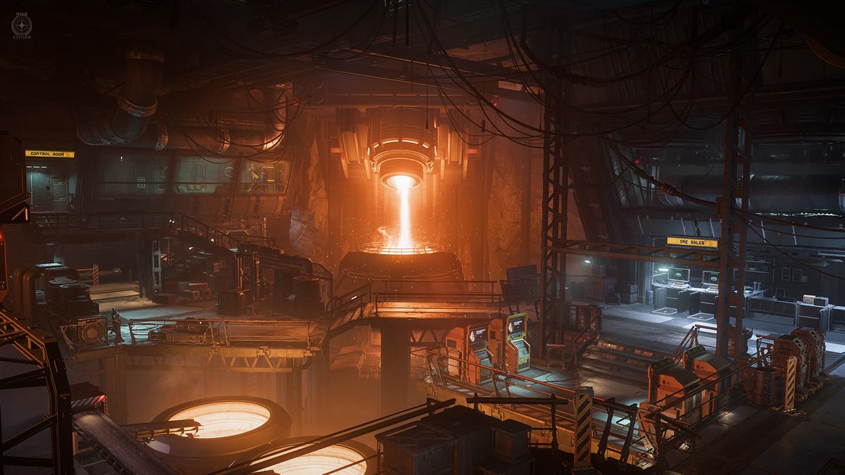 Installation de raffinage dans Star Citizen